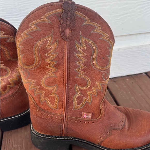 Justin Boots • Gypsy Cowgirl Collection Boots Size 8 Western Work Farm - Picture 7 of 13